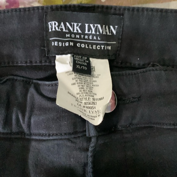 Frank Lyman jeans - pearls, studs and embellishments on bottom - stretchy - Picture 6 of 6